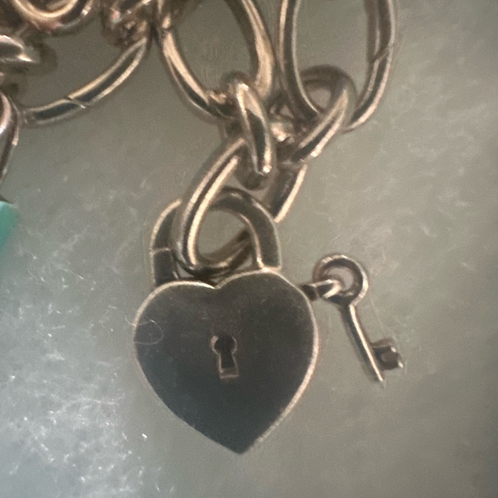 Tiffany & Co. Silver Heart Lock Charm